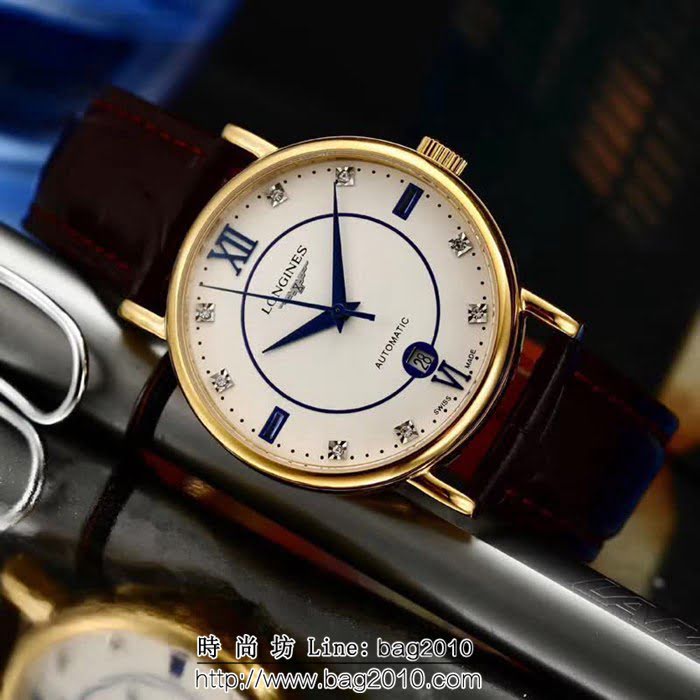 LONGINES浪琴 高級定制 全自動機械 男士腕表 WSS0406